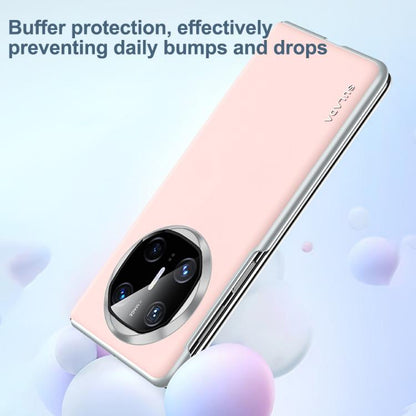 For Huawei Mate X6 SULADA Skin Feel Liquid Leather Shockproof Phone Case(Black) by SULADA