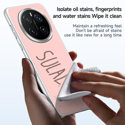 For Honor Magic7 Pro SULADA Skin Feel Liquid Leather Shockproof Phone Case(Black) by SULADA