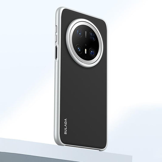 For Huawei Mate 70 Pro SULADA Skin Feel Liquid Leather Shockproof Phone Case(Black) by SULADA