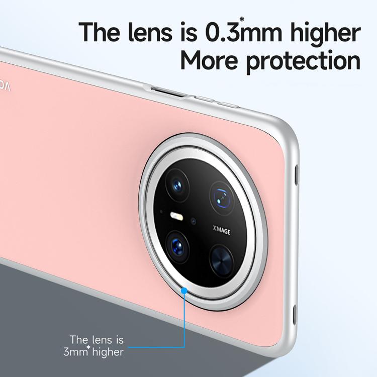 For Huawei Mate 70 Pro SULADA Skin Feel Liquid Leather Shockproof Phone Case(Black) by SULADA