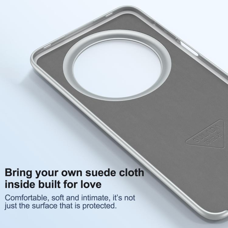 For Huawei Mate 70 Pro SULADA Skin Feel Liquid Leather Shockproof Phone Case(Black) by SULADA