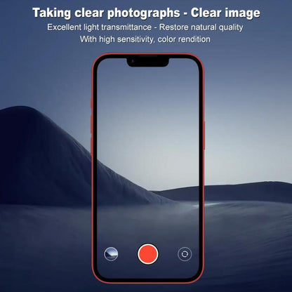 For iPhone 16e IMAK High Definition Integrated Rear Camera Glass Lens Film, Black Eye Design by imak