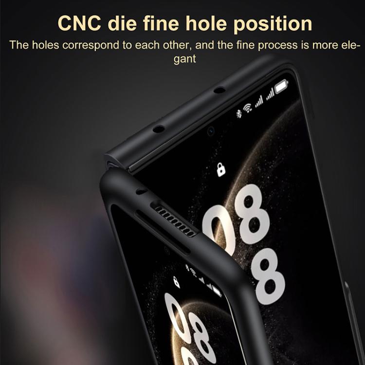 For Huawei Mate X6 SULADA Shockproof TPU Hybrid Handmade Leather Phone Case(Red) by SULADA