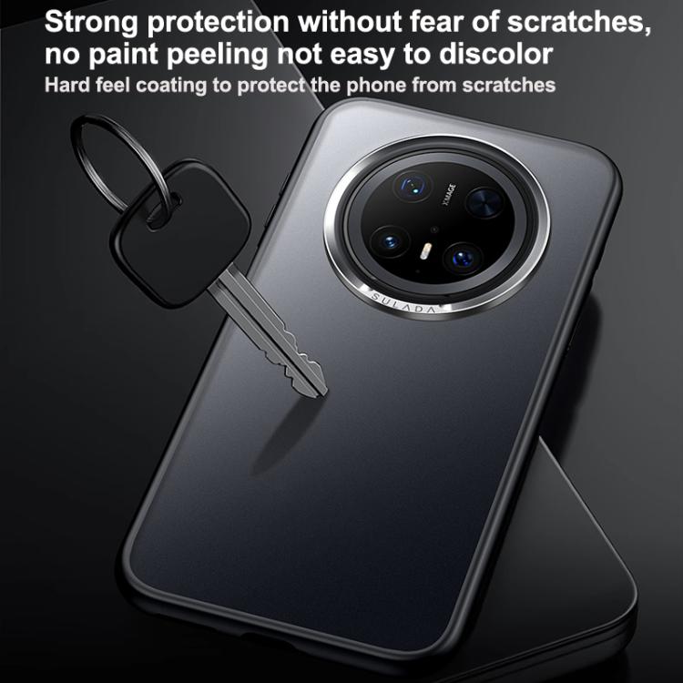 For Huawei Mate 70 Pro / Mate 70 Pro+ SULADA Skin Feel Matte Shockproof Phone Case(Black) by SULADA