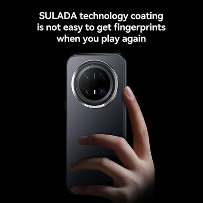 For Huawei Mate 70 Pro / Mate 70 Pro+ SULADA Skin Feel Matte Shockproof Phone Case(Black) by SULADA