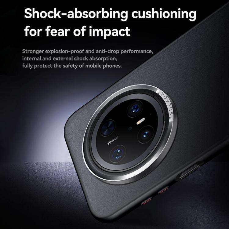 For Huawei Mate 70 Pro / Mate 70 Pro+ SULADA Skin Feel Matte Shockproof Phone Case(Black) by SULADA
