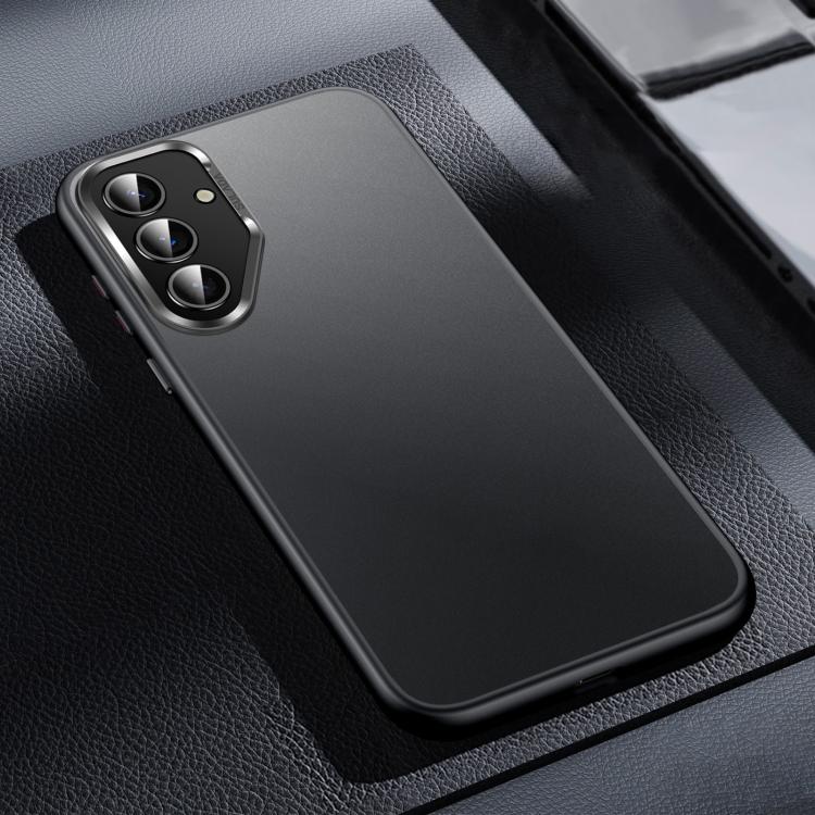 For Samsung Galaxy S25 5G SULADA Skin Feel Matte Shockproof Phone Case(Black) by SULADA