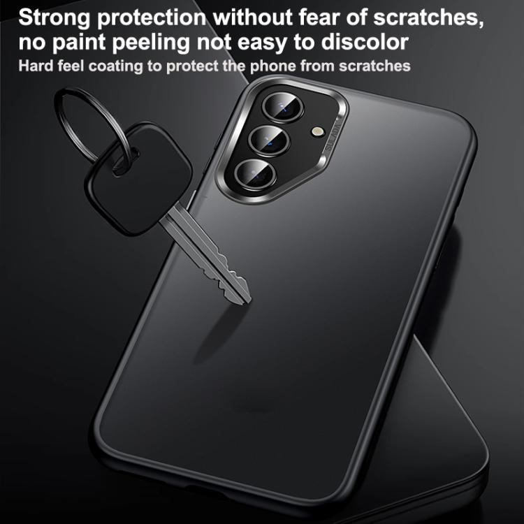 For Samsung Galaxy S25 5G SULADA Skin Feel Matte Shockproof Phone Case(Black) by SULADA