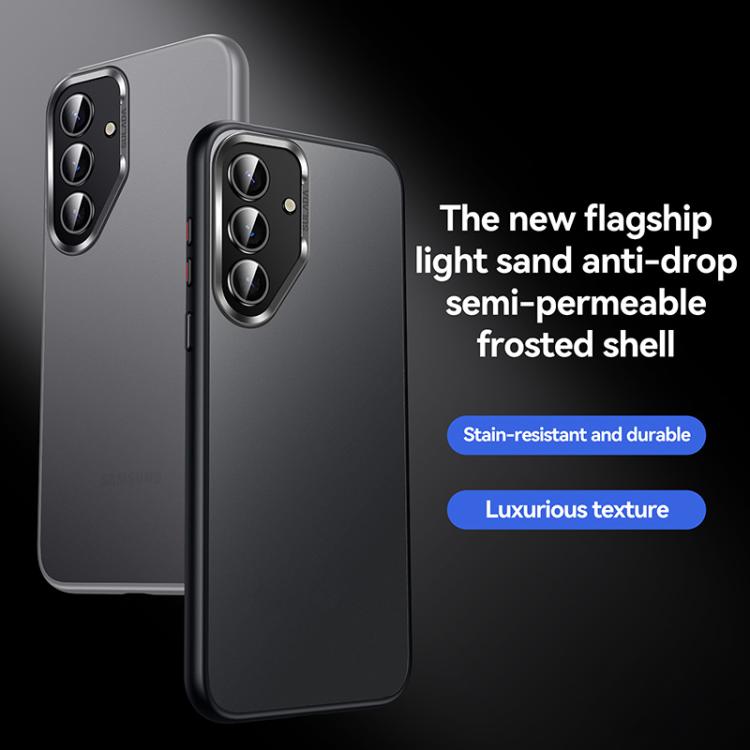 For Samsung Galaxy S25+ 5G SULADA Skin Feel Matte Shockproof Phone Case(Blue) by SULADA