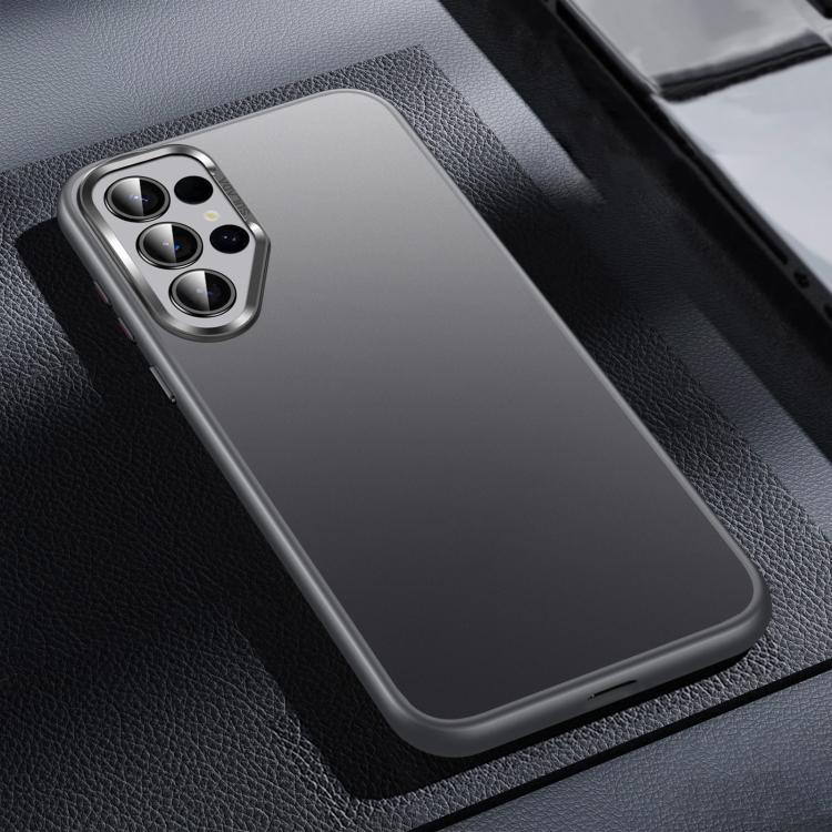 For Samsung Galaxy S25 Ultra 5G SULADA Skin Feel Matte Shockproof Phone Case(Grey) by SULADA