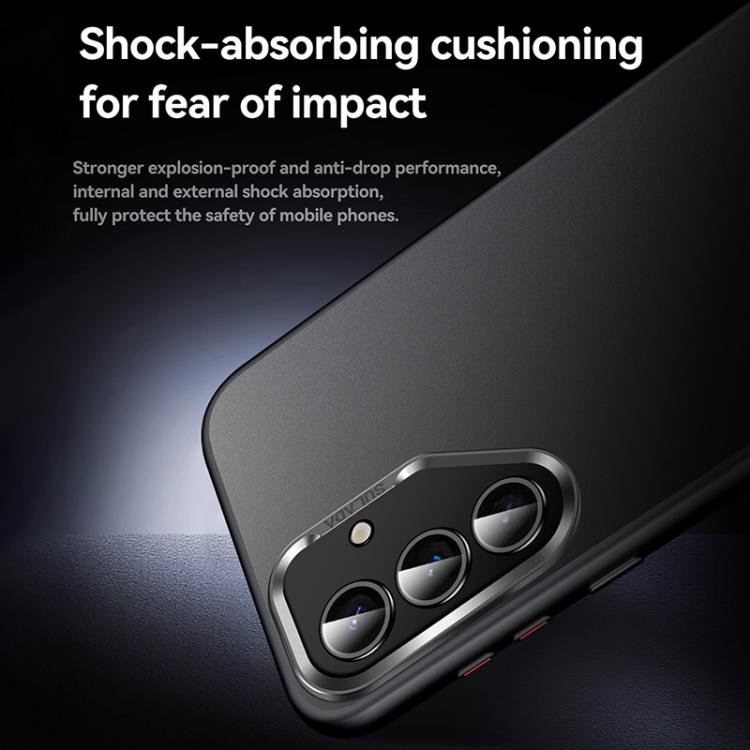 For Samsung Galaxy S25 Ultra 5G SULADA Skin Feel Matte Shockproof Phone Case(Grey) by SULADA