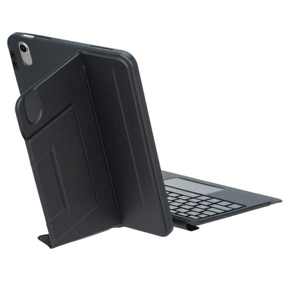 For iPad 2025 / 2022 Holder Floating Detachable Backlight Keyboard Tablet Leather Case with Touchpad(Black) by bashfashion