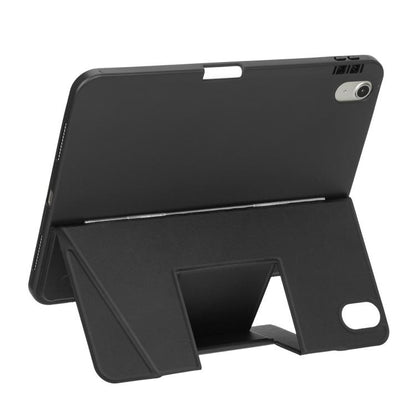 For iPad 2025 / 2022 Holder Floating Detachable Backlight Keyboard Tablet Leather Case with Touchpad(Black) by bashfashion
