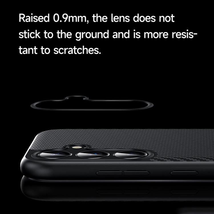 For Samsung Galaxy S25 Ultra 5G SULADA 600D Kevlar Texture PC Shockproof Phone Case(Brown) by SULADA