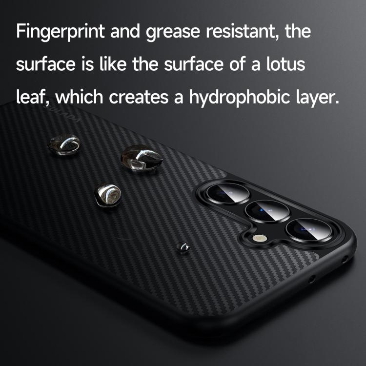 For Samsung Galaxy S25+ 5G SULADA 600D Kevlar Texture PC Shockproof Phone Case(Brown) by SULADA