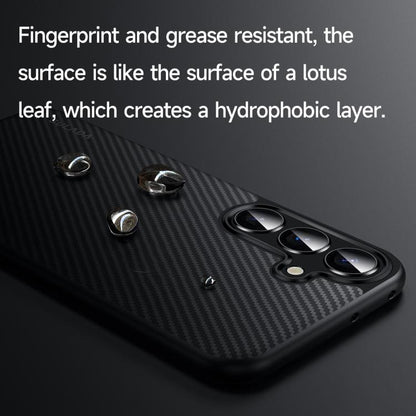 For Samsung Galaxy S25+ 5G SULADA 600D Kevlar Texture PC Shockproof Phone Case(Brown) by SULADA