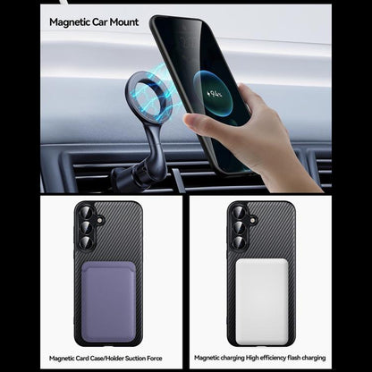 For Samsung Galaxy S25 5G SULADA 600D Kevlar Texture PC Shockproof Phone Case(Black) by SULADA