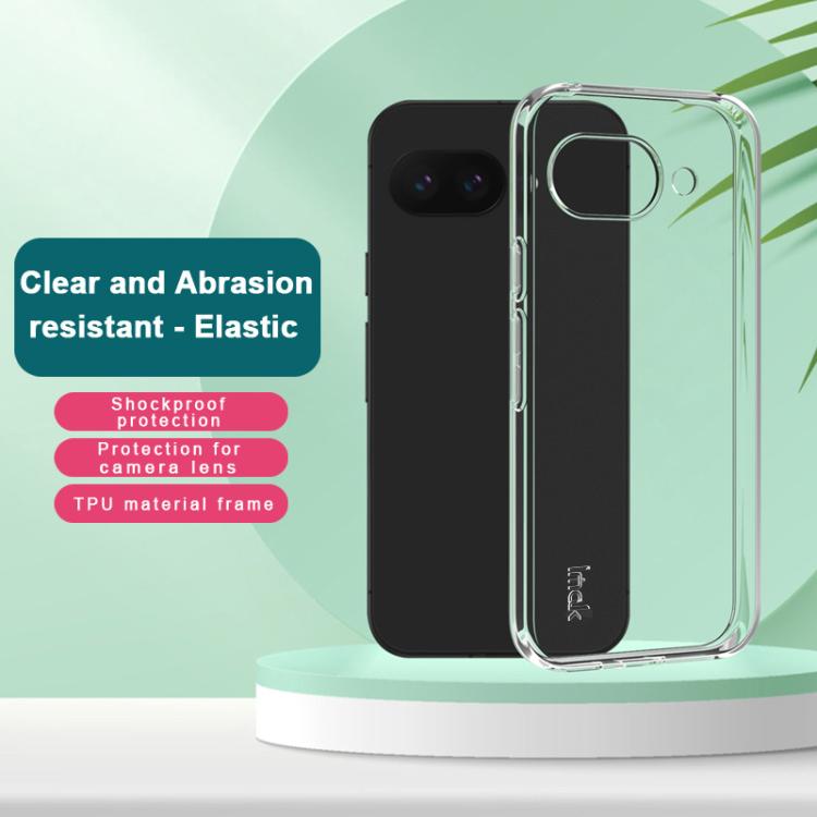 For Google Pixel 9a IMAK UX-5 Series Transparent Shockproof TPU Protective Phone Case(Transparent) by imak
