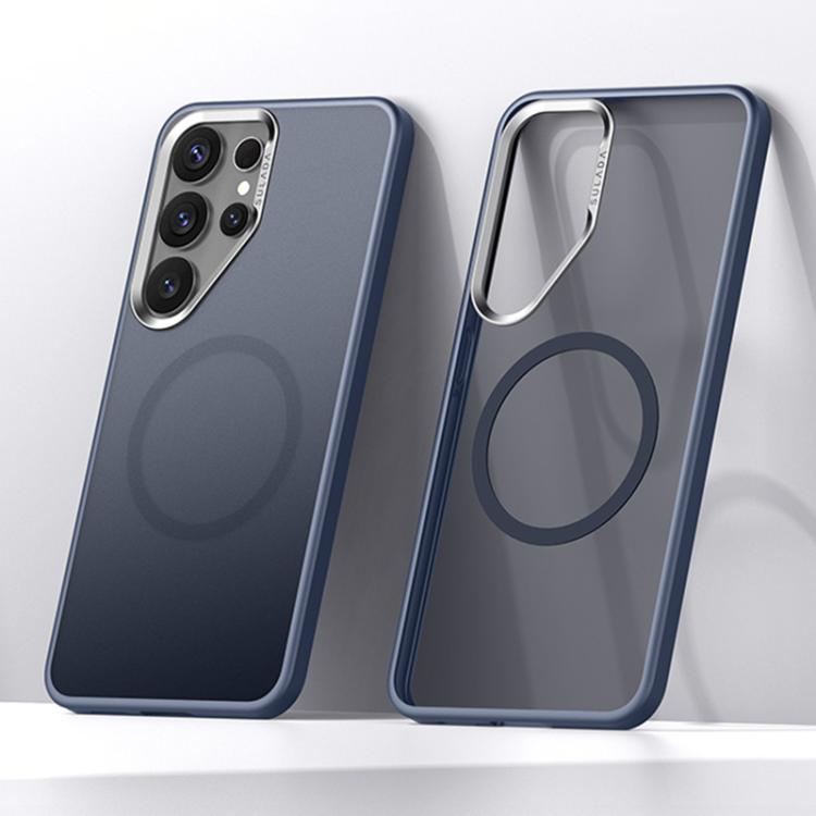 For Samsung Galaxy S25 Ultra 5G SULADA Light Sand MagSafe Magnetic PC Hybrid TPU Phone Case(Blue) by SULADA