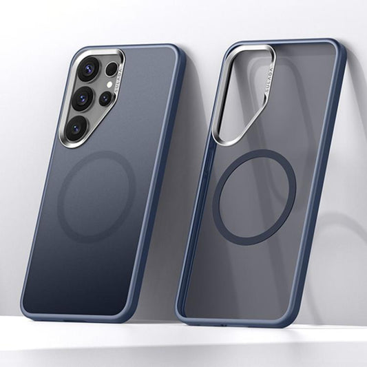 For Samsung Galaxy S25 Ultra 5G SULADA Light Sand MagSafe Magnetic PC Hybrid TPU Phone Case(Blue) by SULADA