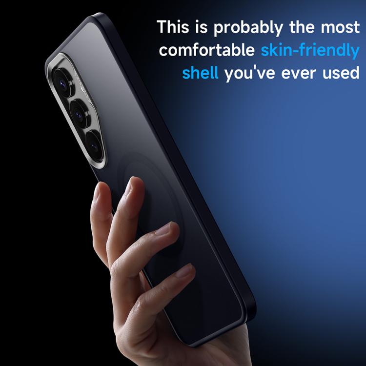 For Samsung Galaxy S25 Ultra 5G SULADA Light Sand MagSafe Magnetic PC Hybrid TPU Phone Case(Blue) by SULADA