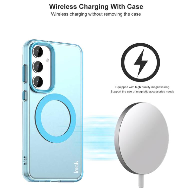 For Samsung Galaxy S25+ 5G IMAK Candy Series Shockproof MagSafe Phone Case(Black) by imak