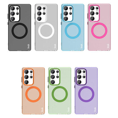 For Samsung Galaxy S25 Ultra 5G IMAK Candy Series Shockproof MagSafe Phone Case(Blue) by imak