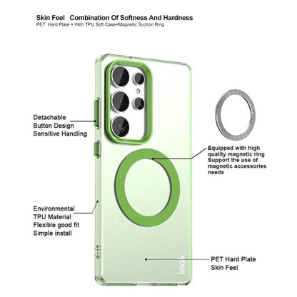 For Samsung Galaxy S25 Ultra 5G IMAK Candy Series Shockproof MagSafe Phone Case(Blue) by imak