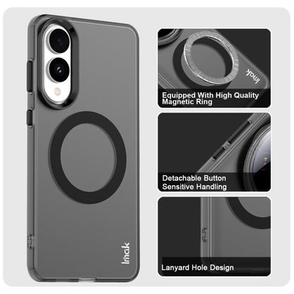 For Samsung Galaxy S25 Edge 5G IMAK Candy Series Shockproof MagSafe Phone Case(Black) by imak