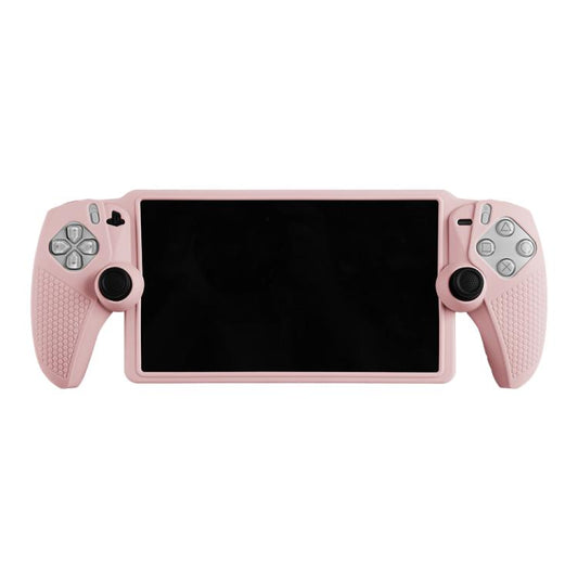 For Sony PlayStation Portal Handheld Game Console Silicone Protective Cover(Pink) by bashfashion