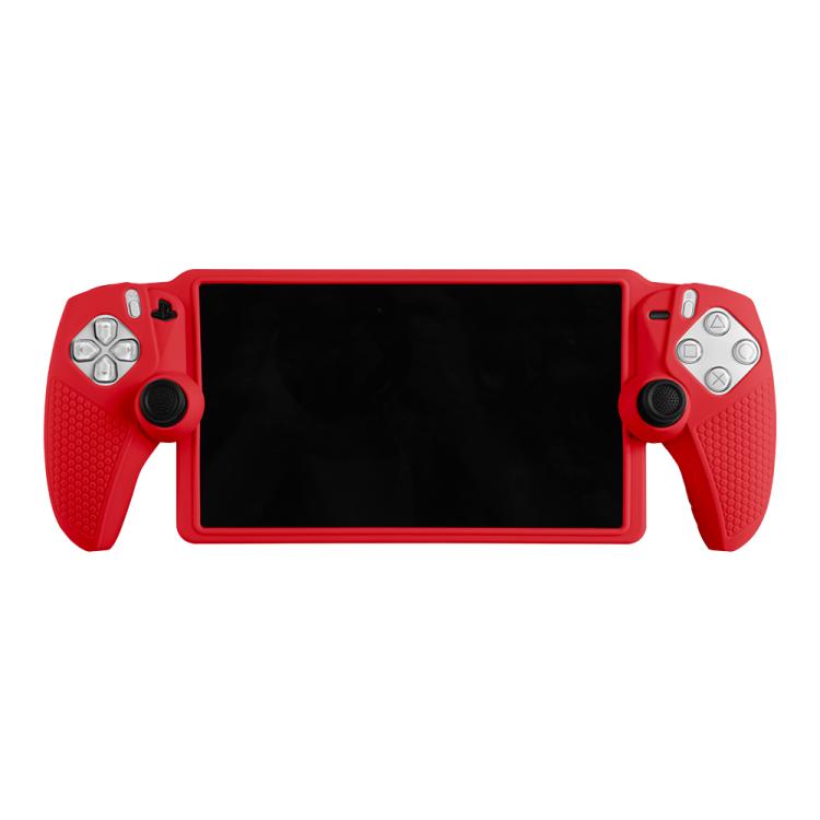 For Sony PlayStation Portal Handheld Game Console Silicone Protective Cover(Red) by bashfashion