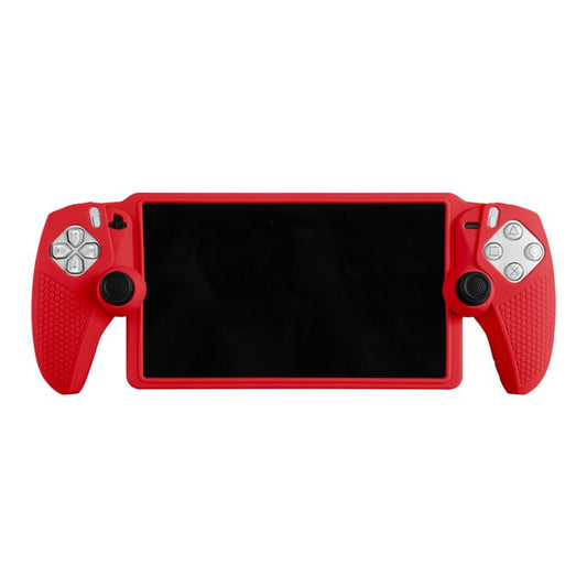 For Sony PlayStation Portal Handheld Game Console Silicone Protective Cover(Red) by bashfashion