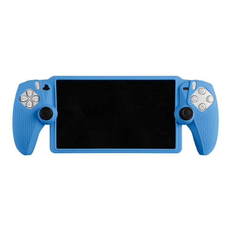 For Sony PlayStation Portal Handheld Game Console Silicone Protective Cover(Blue) by bashfashion