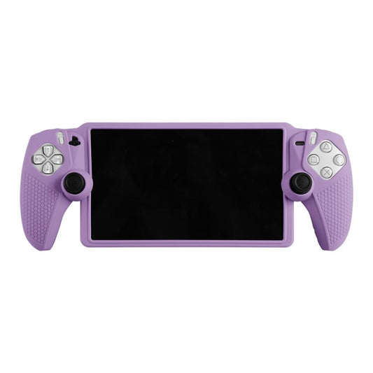 For Sony PlayStation Portal Handheld Game Console Silicone Protective Cover(Purple) by bashfashion