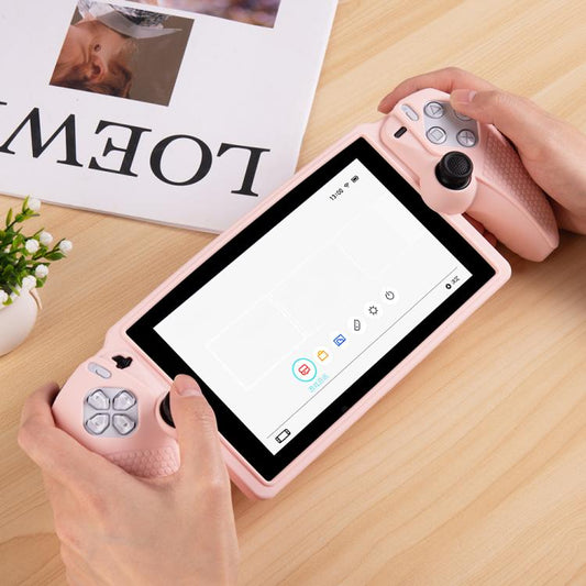 For Sony PlayStation Portal Handheld Game Console Silicone Protective Cover(Pink) by bashfashion