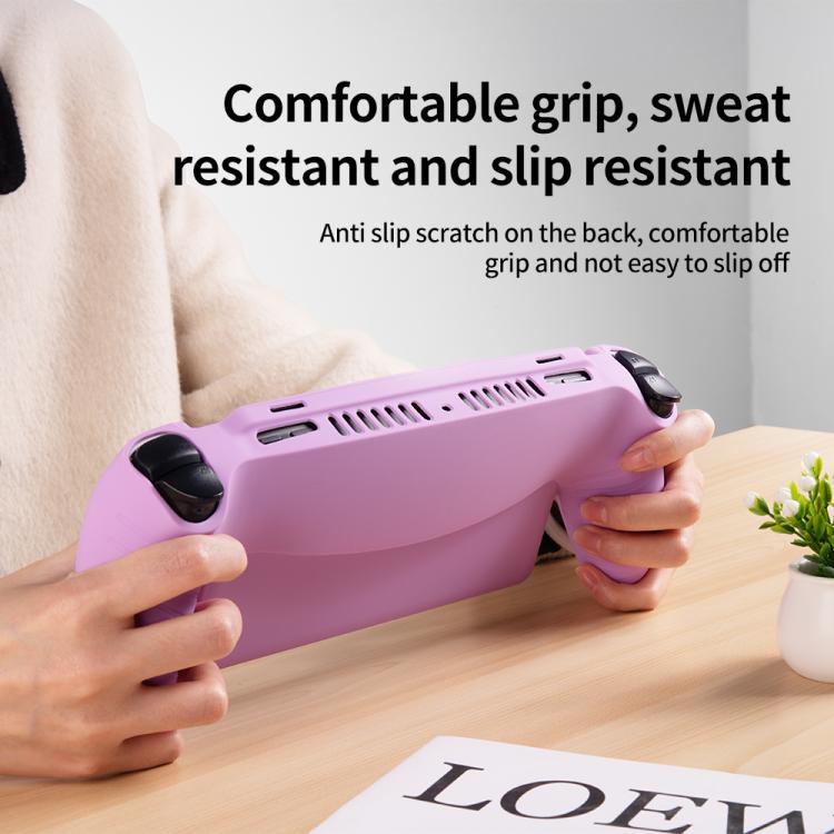 For Sony PlayStation Portal Handheld Game Console Silicone Protective Cover(White) by bashfashion