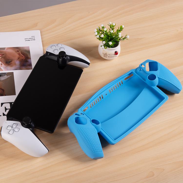 For Sony PlayStation Portal Handheld Game Console Silicone Protective Cover(White) by bashfashion