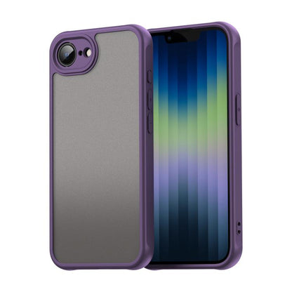 For iPhone 16e Fan Dun Series TPU Hybrid PC Frosted Phone Case(Purple) by bashfashion