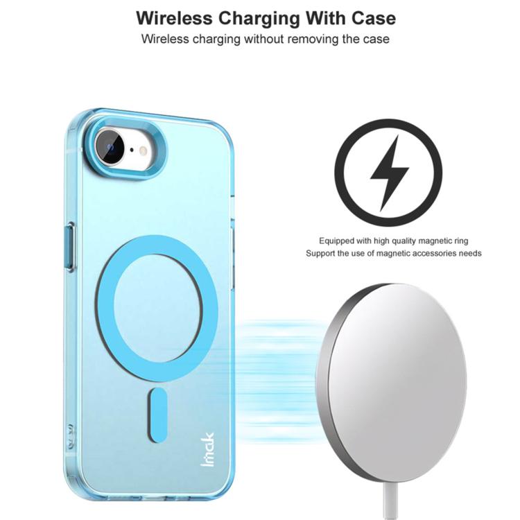 For iPhone 16e IMAK Candy Series Shockproof MagSafe Phone Case(Green) by imak