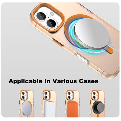 For iPhone 16 IMAK Candy Series Shockproof MagSafe Phone Case(Orange) by imak