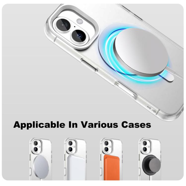 For iPhone 16 Plus IMAK Candy Series Shockproof MagSafe Phone Case(White) by imak