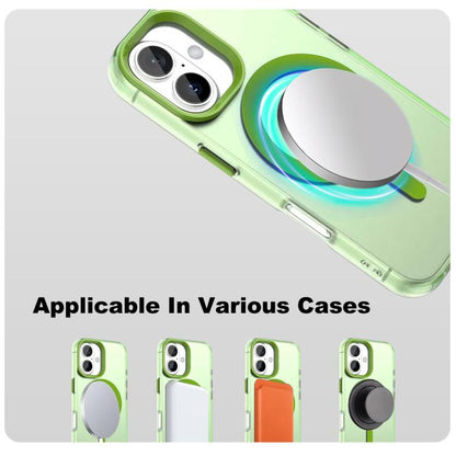 For iPhone 16 Plus IMAK Candy Series Shockproof MagSafe Phone Case(Green) by imak
