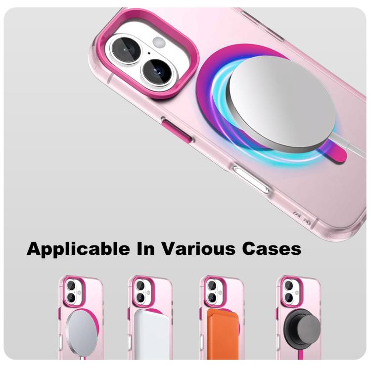 For iPhone 16 Plus IMAK Candy Series Shockproof MagSafe Phone Case(Red) by imak