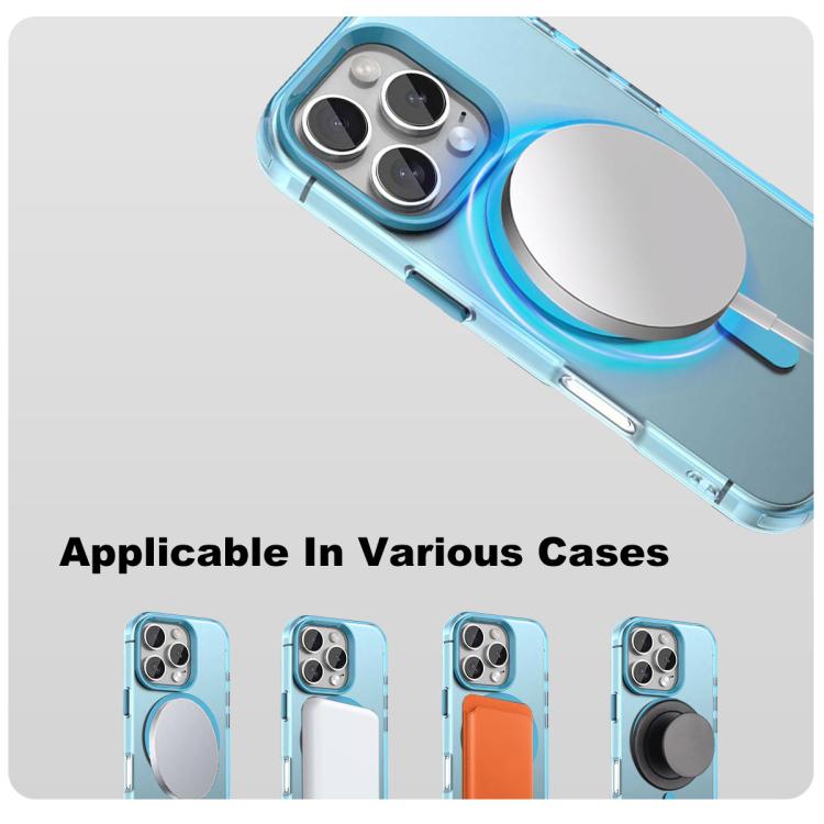 For iPhone 16 Pro IMAK Candy Series Shockproof MagSafe Phone Case(Blue) by imak