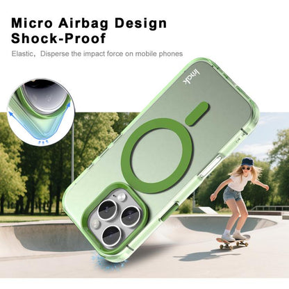For iPhone 16 Pro IMAK Candy Series Shockproof MagSafe Phone Case(Green) by imak