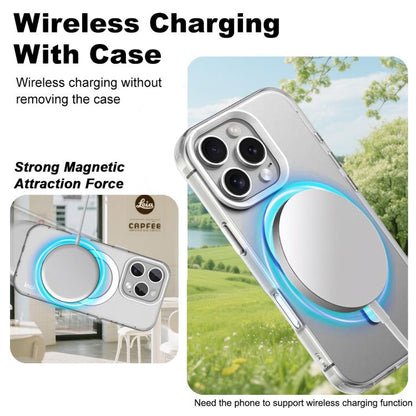 For iPhone 16 Pro Max IMAK Candy Series Shockproof MagSafe Phone Case(White) by imak