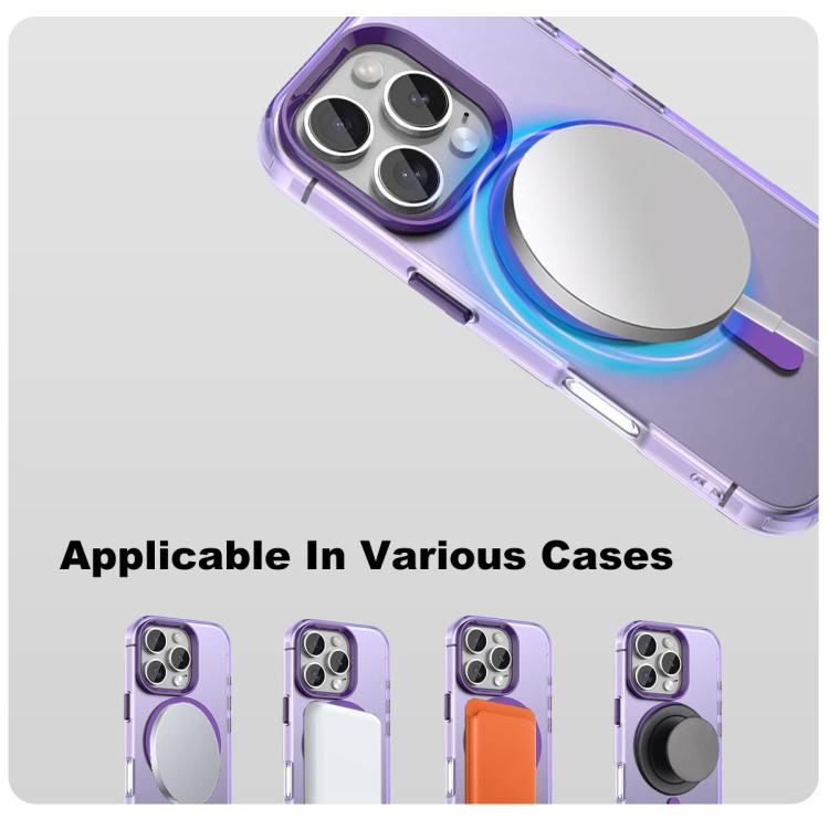 For iPhone 16 Pro Max IMAK Candy Series Shockproof MagSafe Phone Case(Purple) by imak