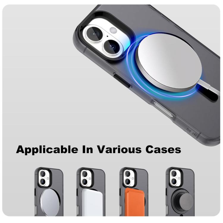 For iPhone 17 IMAK Candy Series Shockproof MagSafe Phone Case(Black) by imak