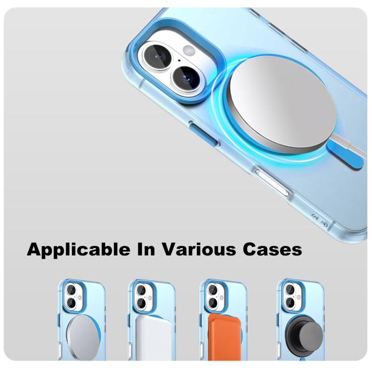 For iPhone 17 IMAK Candy Series Shockproof MagSafe Phone Case(Blue) by imak
