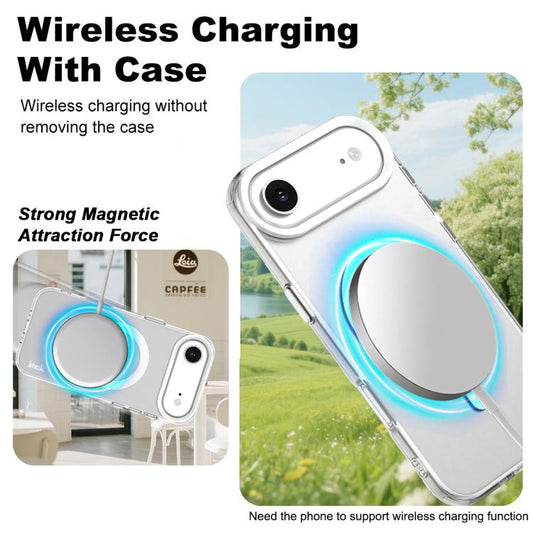 For iPhone Air IMAK Candy Series Shockproof MagSafe Phone Case(White) by imak